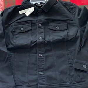 Talbots black denim jacket